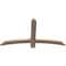 Ekena Millwork Bellingham Smooth Timber Gable Bracket, Douglas Fir, 48"W x 26"H x 1 1/2"D x 3 1/2"F, 13/12 Pitch GBW048X26X0204BEL00SDF - alternate 2